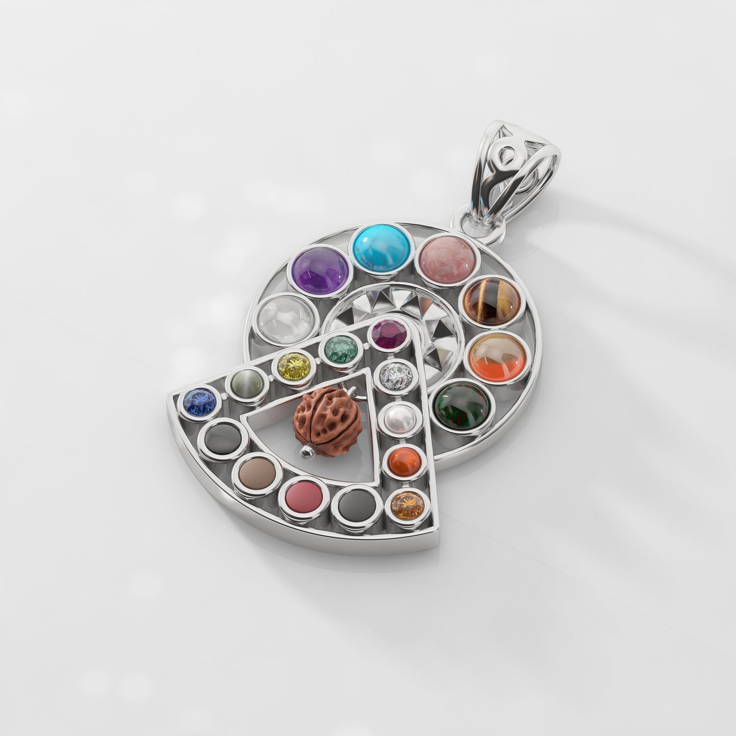 Crystol Radiance Pendant - sterling silver